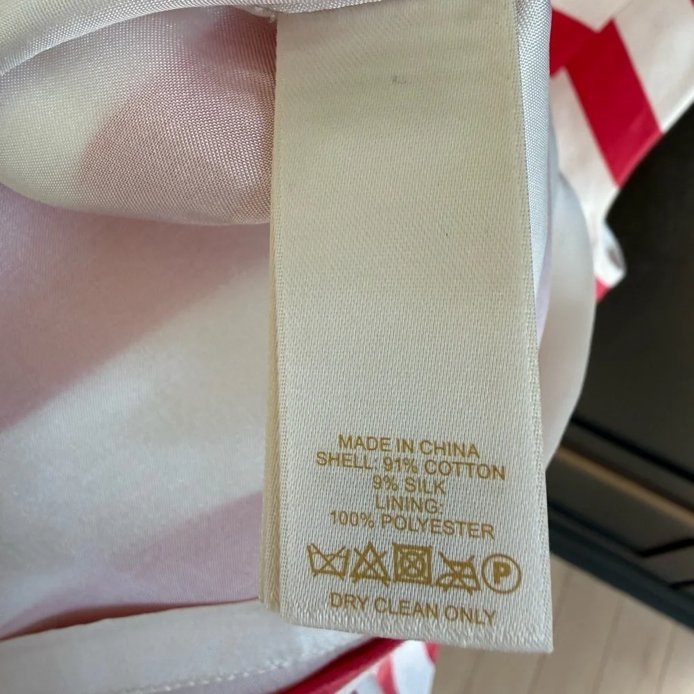 Kate Spade Pink and White Striped Sleeveless Dress • 4